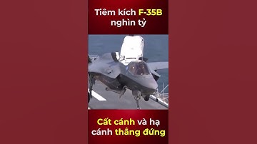 Chiến đấu cơ F 35B cất cánh và hạ cánh thẳng đứng #shorts