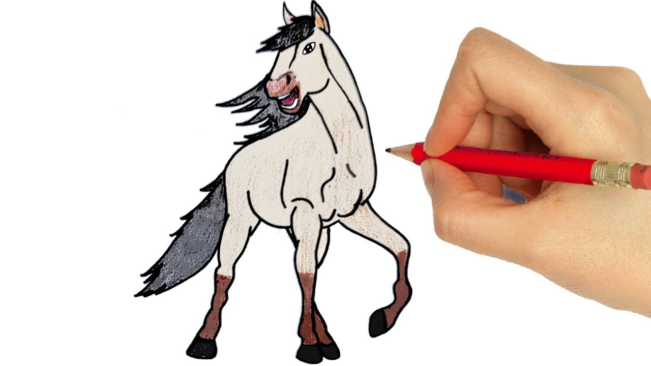 15 Horse Drawings For Kids, Teach You How To Draw A Horse? - DIY ART PINS