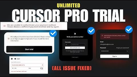 How to Get Cursor Pro for Free 2025 | Fix All Cursor AI Errors (Card Declined, OTP, Admin Blocked)
