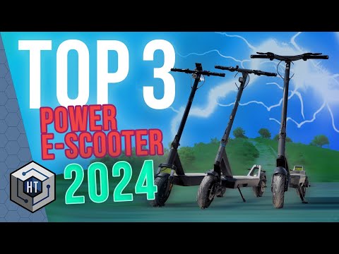 🏆 TOP 3 E-Scooter 2024 💪 BESTE Escooter mit Federung  \u0026 Power im Vergleichstest #vx4 #pulse #fritz