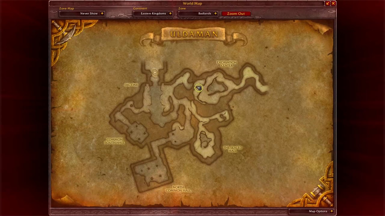 World Of Warcraft Entrance - Uldaman (Badlands Instance)