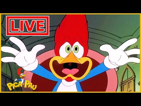 Pica Pau em Português LIVE 🔴| Bebê Gigante | Ao Vivo | Desenhos em Português