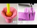 Pink & Purple Kinetic Sand Therapy | Relaxing Videos Babili TV