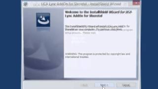 UCA Lync AddOn for Shoretel - Software installation