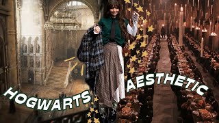 Living 24 Hours in Harry Potter Universe 🚂 hogwarts + dark academia aesthetic, winter looks, vlogmas