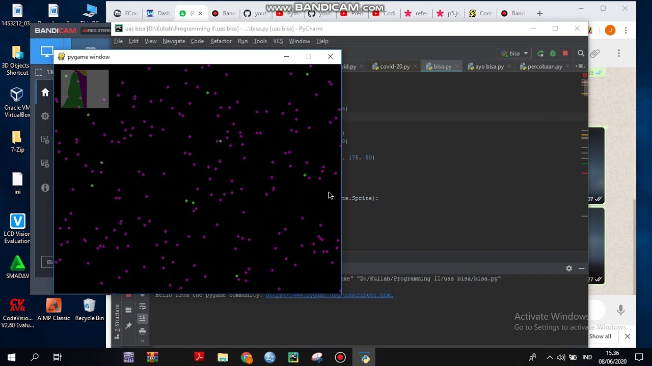 coronavirus: python programming solution to the... Simulasi penyebaaran virus korona menggunakan Python - YouTube