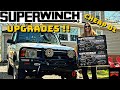 MAJOR Upgrades For My BUDGET BUILD Land Rover Disco I Project -  SUPERWINCH 12k Install!!