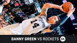 Danny Green Highlights: 16 PTS, 3 AST, 4 Threes, Clutch vs Rockets Semifinals Game 5 (09.05.2017)