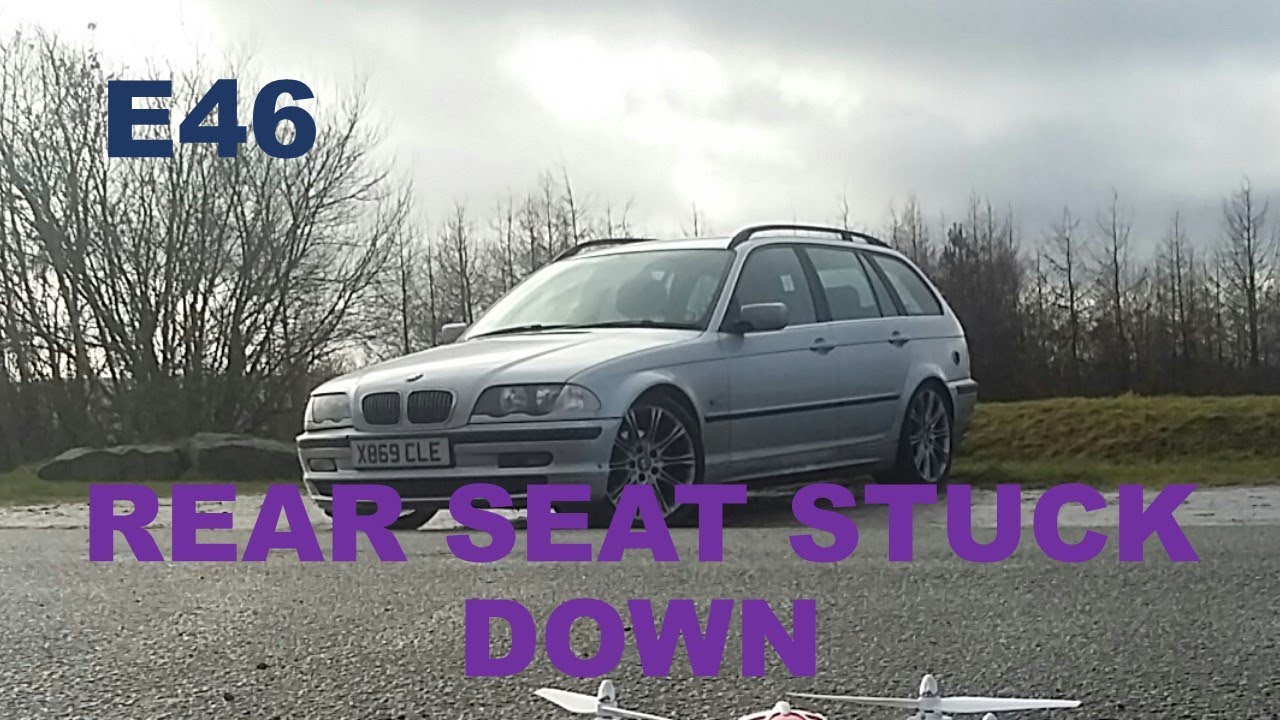 BMW E46 3 Series Centre Rear Seat Belt Stuck YouTube
