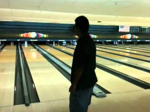 Frank Munden bowling at Hickam Air Force Base