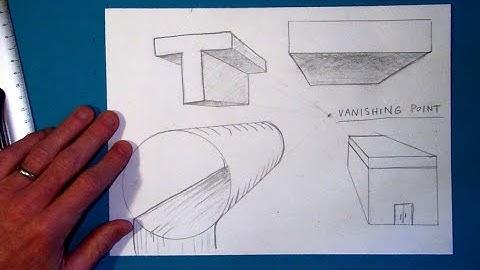 3D Drawing Using a Vanishing Point