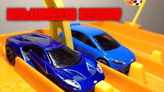 Hotwheels Ford GT vs Ford Focus RS Race Battle Hot Wheels Ford Focus Rs 6 Car Race
