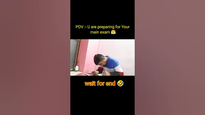 POV - You are preparing for your Main exam 🤣 | #shorts #comedy #waitforend