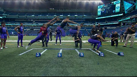 Byron Jones 12'3" Broad Jump Sets World Record | 2...