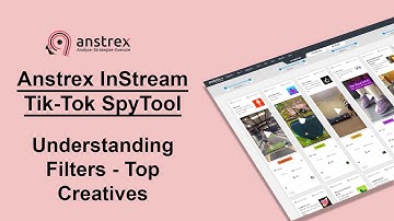 Anstrex In-stream Tik-Tok Spy Tool Tutorial: Dropdown filter and sorting method application