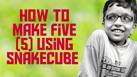 #sr vlog#snakecube #snake cube How to make Five(5) using snakecube Malayalam |sr vlog|snake cube