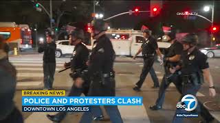 Activists clash with LAPD after release of Tyre Nichols beating video