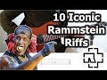 10 Iconic Rammstein Riffs | Guitar Tabs Tutorial