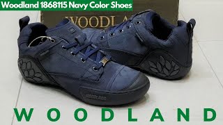 woodland navy blue casual shoes