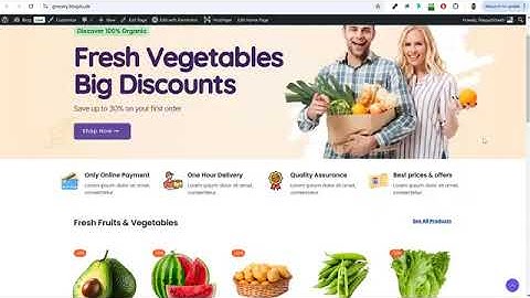 Online Grocery Delivery eCommerce Website like JioMart, Zepto & BlinkIt WordPress