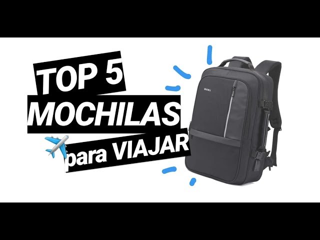 ✈️ Top 9 ▻ Mejores MOCHILAS para VIAJAR en AVIÓN