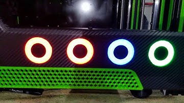 NeoPixel Bootup Animation with four Neopixel Rings