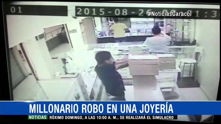 En 5 segundos y a plena luz del día, roban joyería en Bucaramanga - 1 de Octubre de 2015