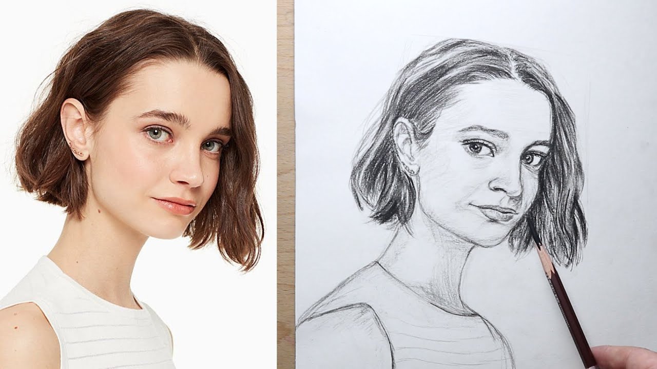 how to draw a face for beginners | Beginners Drawing Tutorial - YouTube