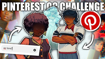 PINTEREST OC ART CHALLENGE (can pinterest make lore? 🤯, speedpaint, commentary)