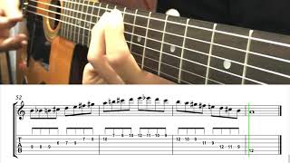 Video thumbnail of "Tico Tico | Guitar Tab & Slow [기타 ギター 악보]"