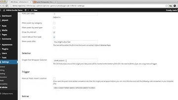 Infinite Scroll WordPress Plugin