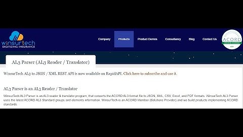 WinsurTech AL3 Parser Demo
