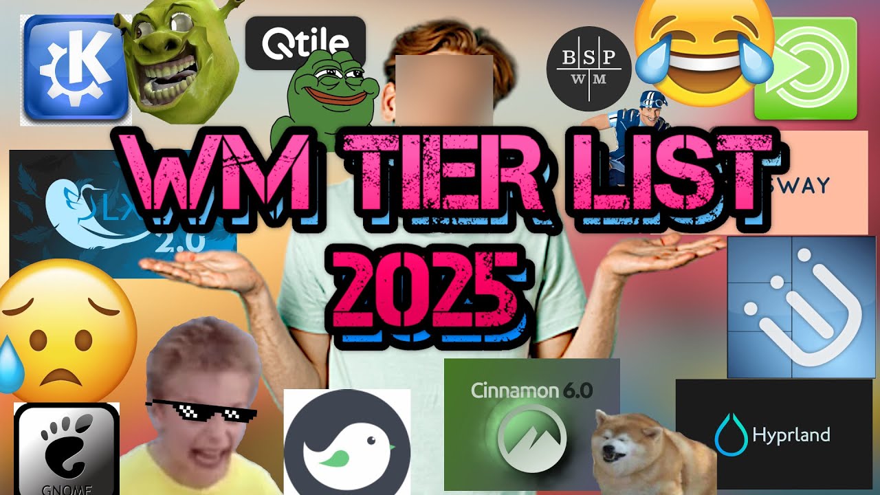 Список основных оконных менеджеров 2025 года 