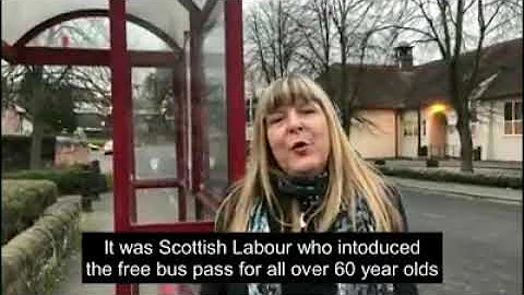 Margaret Brookes on Free Bus Travel