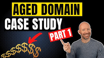 Aged Domain Case Study - The Beginning Of This Expired Domain Niche Website Project