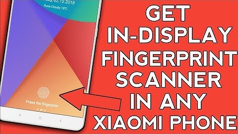 Redmi 5a Finally Enable In Screen Fingerprint | How To Enable Fingerprint Any Xiaomi Device