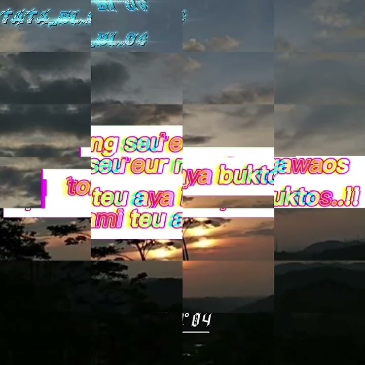 storu sw sunda jangan banyak bacot
