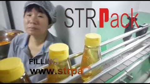 Automatic honey Servo Driven Piston Filling Machine