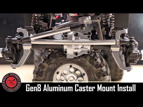 Redcat University - Redcat Racing Gen8 Portal Axle Aluminum Caster Mount Option Part Install