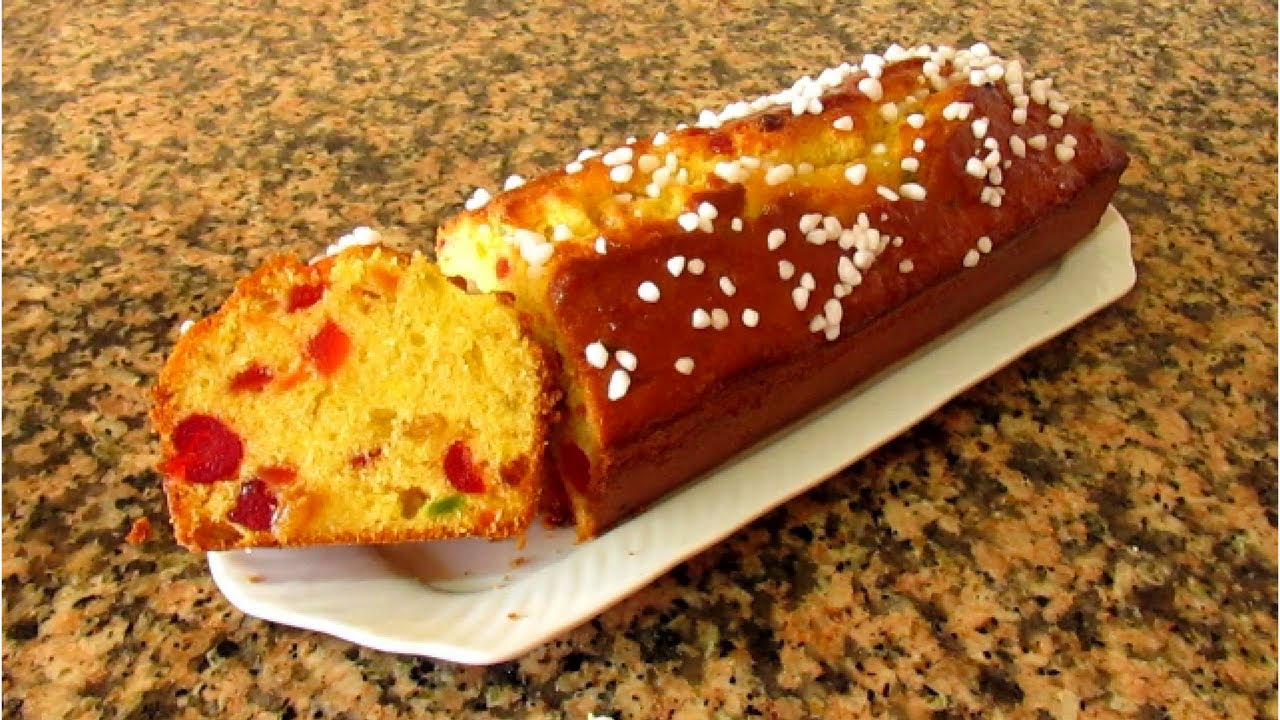 كيك الفواكه المعسلة اللذيذ جدا /cake aux fruits confits YouTube