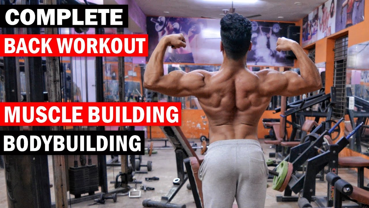 Complete Back Workout for Muscle Building Bodybuilding Exercise