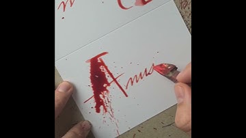 Splatter Calligraphy Name Request no.765