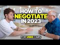 Dont buy a car until you watch this  how to negotiate a used car 2023