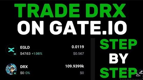 How to SELL DRX on Gateio & get money into your Bank Account | HOW TO SELL DRX