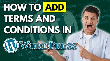 How to Add Terms and Conditions in WordPress | Wordpress Tutorial