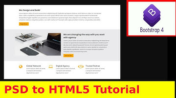 PSD To Bootstrap 4 (Project 2)