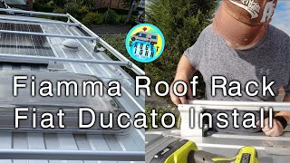 Fitting a Fiamma Roof Rack on a Fiat Ducato