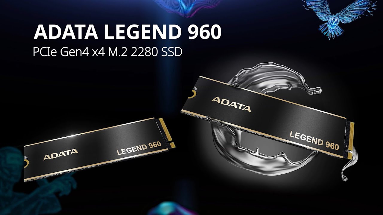 ADATA LEGEND 960 PCIe Gen4 x4 M.2 2280 SSD - YouTube