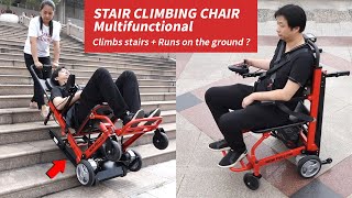 Electric Stair Climbing Wheelchair  Portable Stair Chair Lift