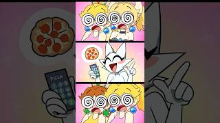 Better a Pizza #peach #daisy and #wenda #pinky #sprunki